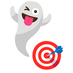 ghost and bullseye