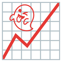 ghost and chart increasing