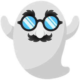 ghost and disguised face