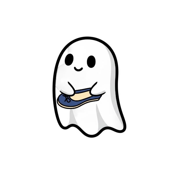 Ghost and Flat shoe