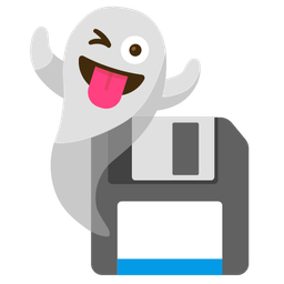 ghost and floppy disk