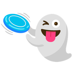 ghost and flying disc