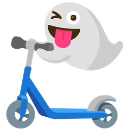 ghost and kick scooter