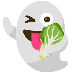 ghost and leafy green