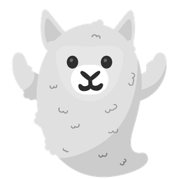 ghost and llama