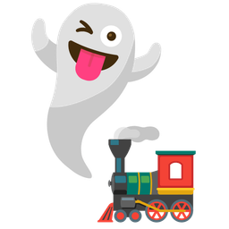 ghost and locomotive