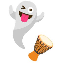 ghost and long drum
