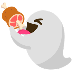 ghost and meat on bone