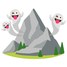 ghost and mountain