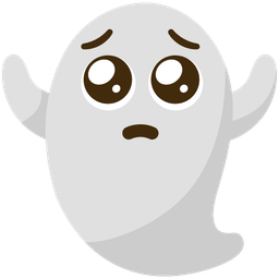 ghost and pleading face