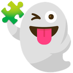 ghost and puzzle piece