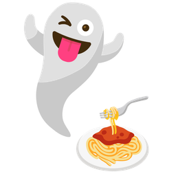 ghost and spaghetti