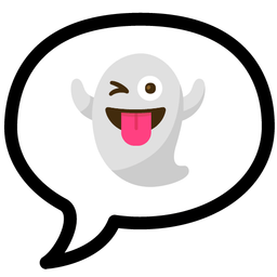 ghost and speech balloon