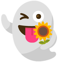 ghost and sunflower
