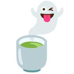 ghost and teacup without handle