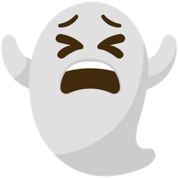 ghost and tired face