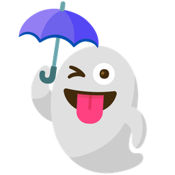 ghost and umbrella