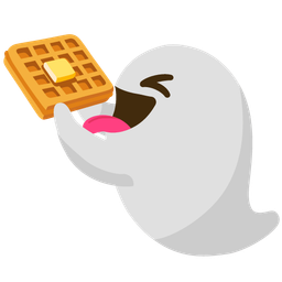 ghost and waffle