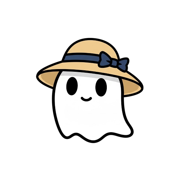 Ghost and Woman’s hat