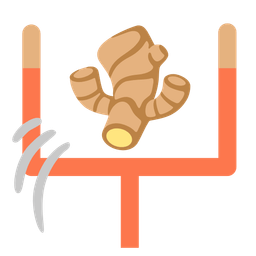 ginger root and american football