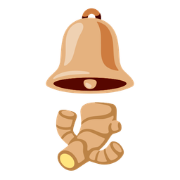 ginger root and bell