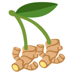 ginger root and cherries