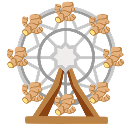 ginger root and ferris wheel