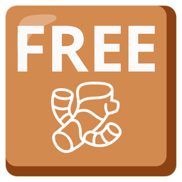 ginger root and FREE button