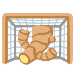 ginger root and goal net