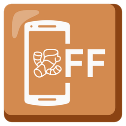 ginger root and mobile phone off