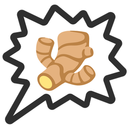 ginger root and right anger bubble