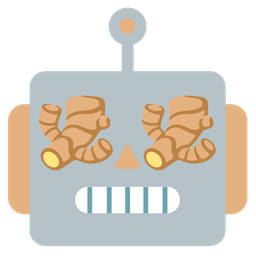 ginger root and robot