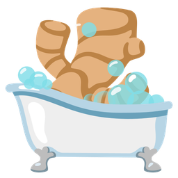 ginger root and soap