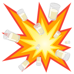 Glass of milk and Collision