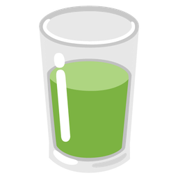 Glass of milk and Green heart