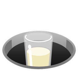 Glass of milk and Hole