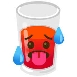 Glass of milk and Hot face