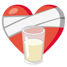 Glass of milk and Mending heart
