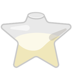 Glass of milk and Star