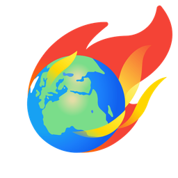 Globe showing Europe-Africa and Comet