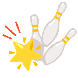 glowing star and bowling