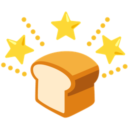 glowing star and bread