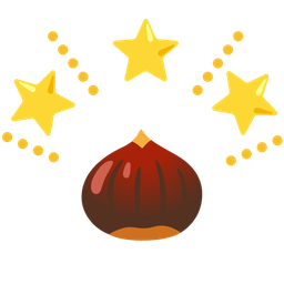 glowing star and chestnut