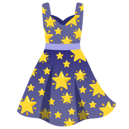 glowing star and dress