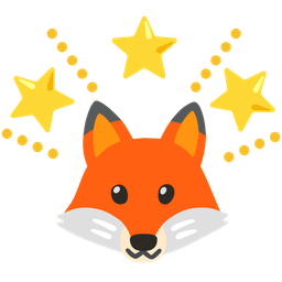 glowing star and fox