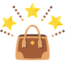 glowing star and handbag