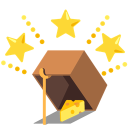 glowing star and mouse trap