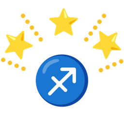 glowing star and Sagittarius