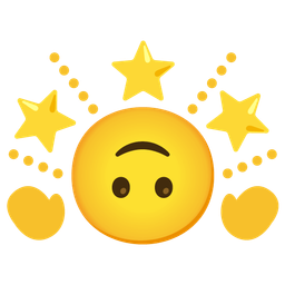 Glowing star and Upside-down face