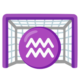 goal net and Aquarius